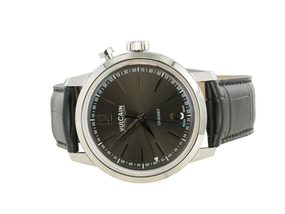 Vulcain 50's Presidents Tradition Manual Watch, V-10, Black, 39 mm, 100153.296L