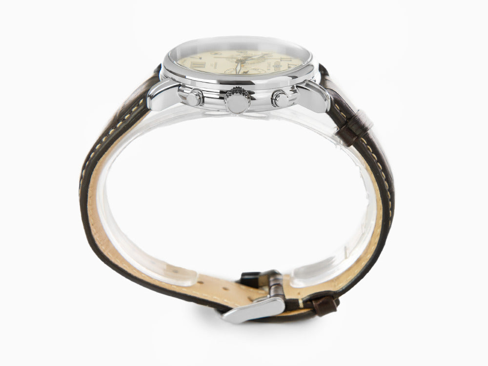 Zeppelin LZ 127 Graf Zeppelin Quartz Watch, Beige, 40 mm, Chronograph, - Iguana Sell AU Zeppelin LZ 127 Graf Zeppelin Quartz Watch, Beige, 40 mm, Chronograph, - Iguana Sell AU