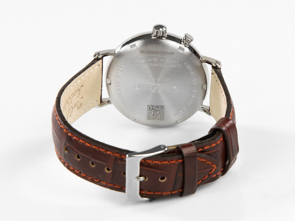 Zeppelin LZ 129 Hindenburg Moonphase Quartz Watch, Beige, 41 mm, 8076-5