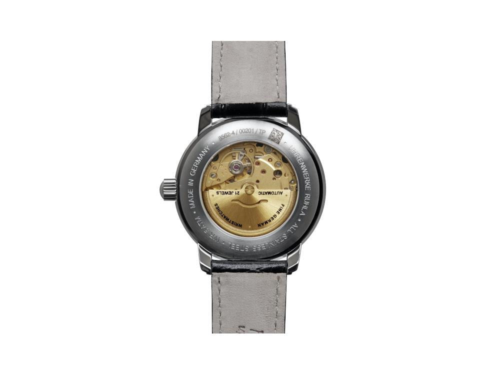 Zeppelin Friedrichshafen Automatic Watch, Silver/White, 40 mm, Day, 8562-4