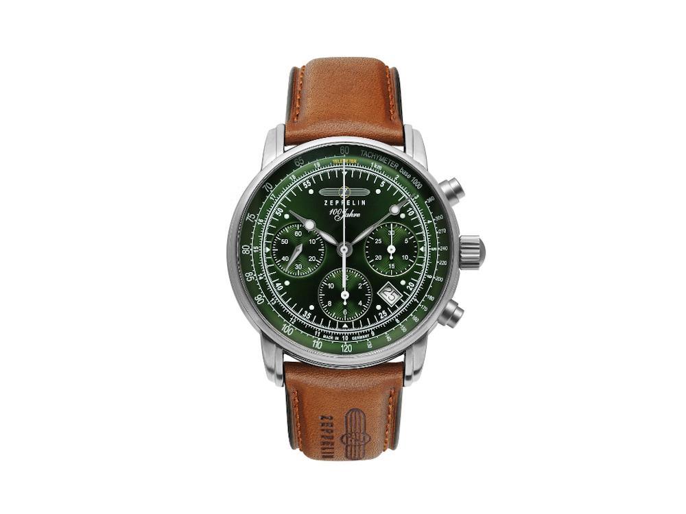 Zeppelin 100 Years Zeppelin Ed. 1 Automatic Watch, 42 mm, Chronograph, 8618-4