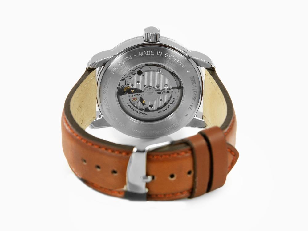 Zeppelin Captain Line Automatic Watch, Beige, 42 mm, Leather strap, 8662-1