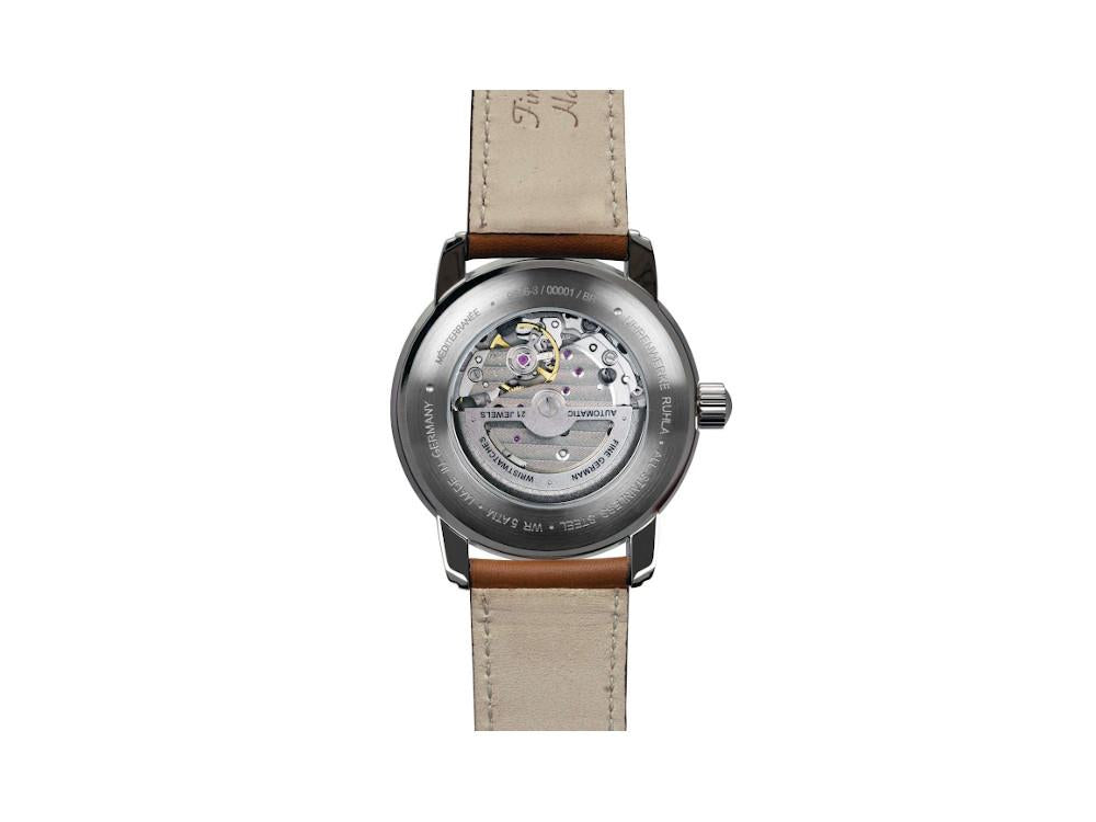 Zeppelin Méditerranée Open Heart Automatic Watch, Blue, 40 mm, 9666-3