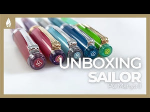 Sailor PG Slim Manyo II Grass Fountain Pen, Special Edition, 10-2558-360