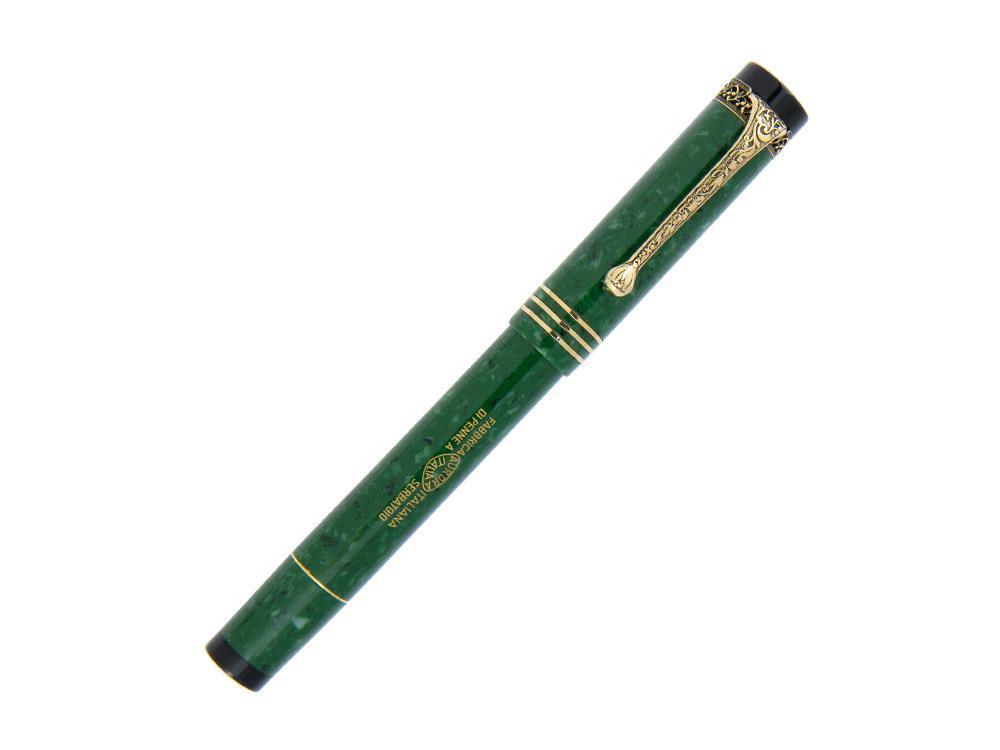 Aurora Internazionale Fountain Pen, Green, Limited Edition, 19A-V-FF