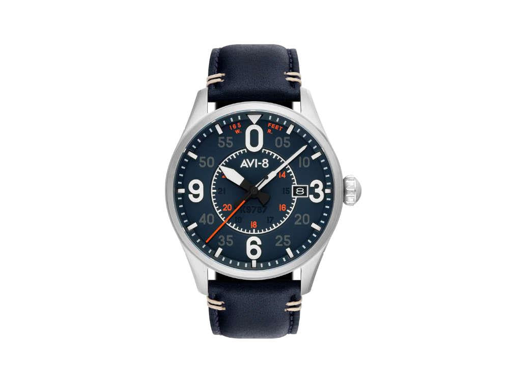 AVI-8 Spitfire Smith Birmingham Automatic Watch, Blue, 42 mm, AV-4090-02