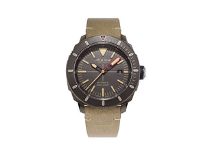 Alpina Seastrong Diver Automatic Watch, Grey, 44 mm, 30 atm, AL-525LGG4TV6