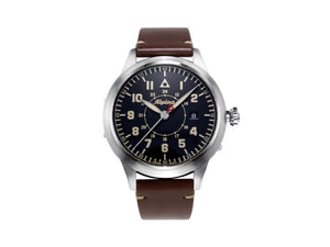 Alpina Startimer Pilot Chronograph Big Date Quartz Watch, Blue, AL-525BBG4SH6