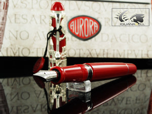 Aurora Roma Fountain Pen, Silver 925, Special Edition, 800AR