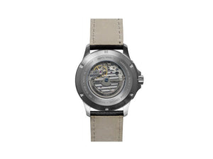 Bauhaus Aviation Automatic Watch, Titanium, Beige, 42 mm, Miyota 8315, 2864-5