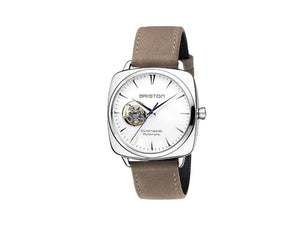 Briston Clubmaster Iconic Automatic Watch, White, 40 mm, 18740.PS.I.2.LVT
