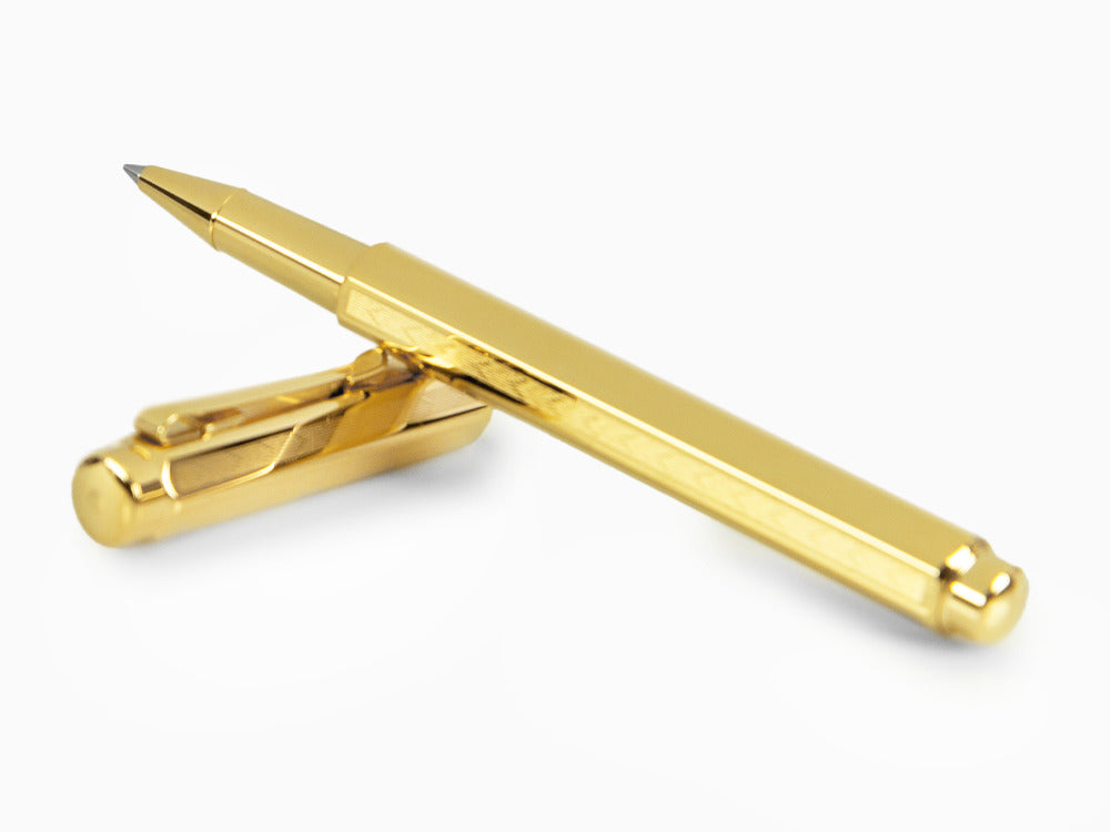 Caran d´Ache Ecridor Chevron Rollerball pen, PVD Gold, Gold, 838.208