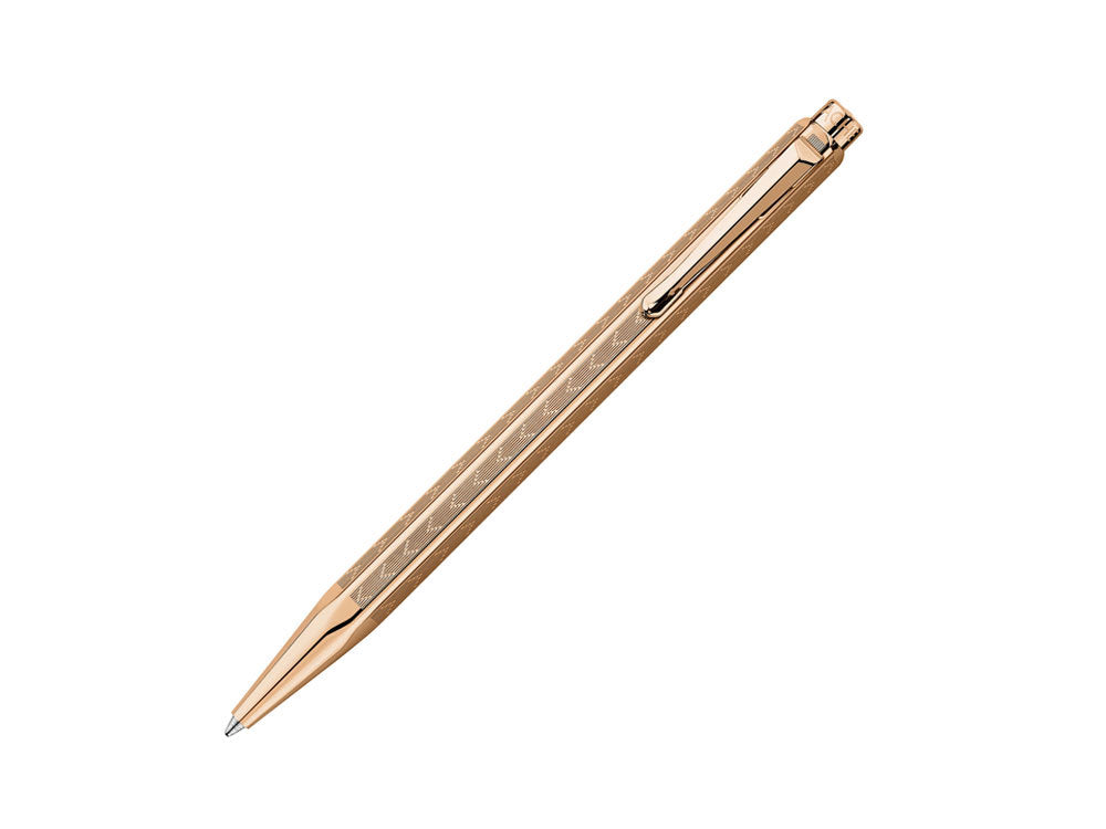Caran d´Ache Ecridor Chevron Ballpoint pen, PVD Gold, Gold, 898.208