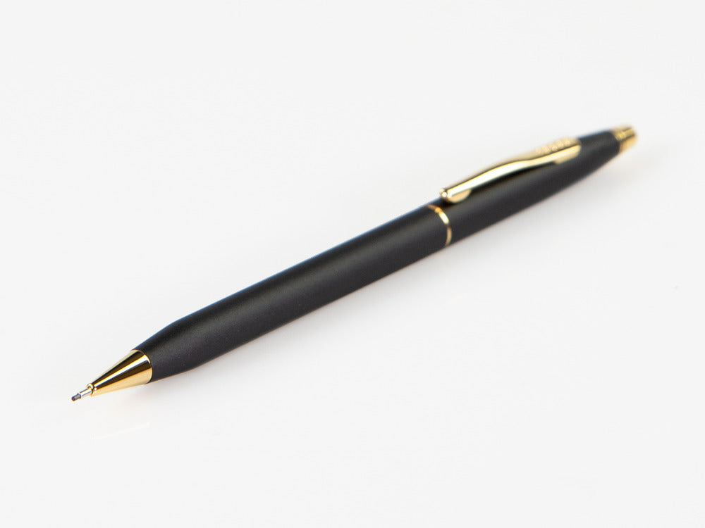 Cross Classic Century Mechanical pencil 0.7mm, Black, 23K Gold plated, 250305