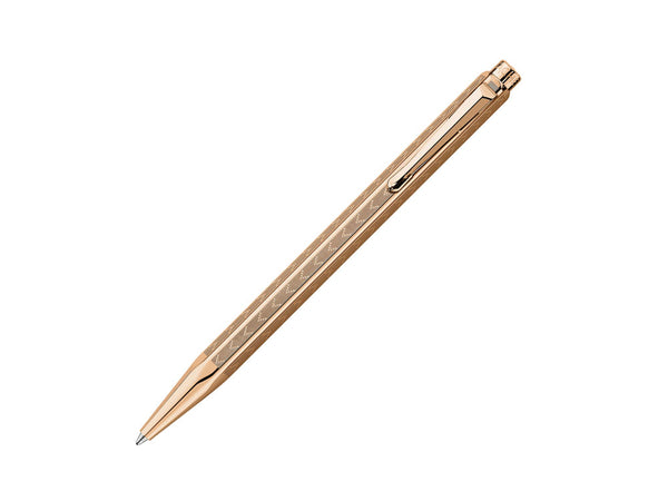Caran d´Ache Ecridor Chevron Ballpoint pen, PVD Gold, Gold