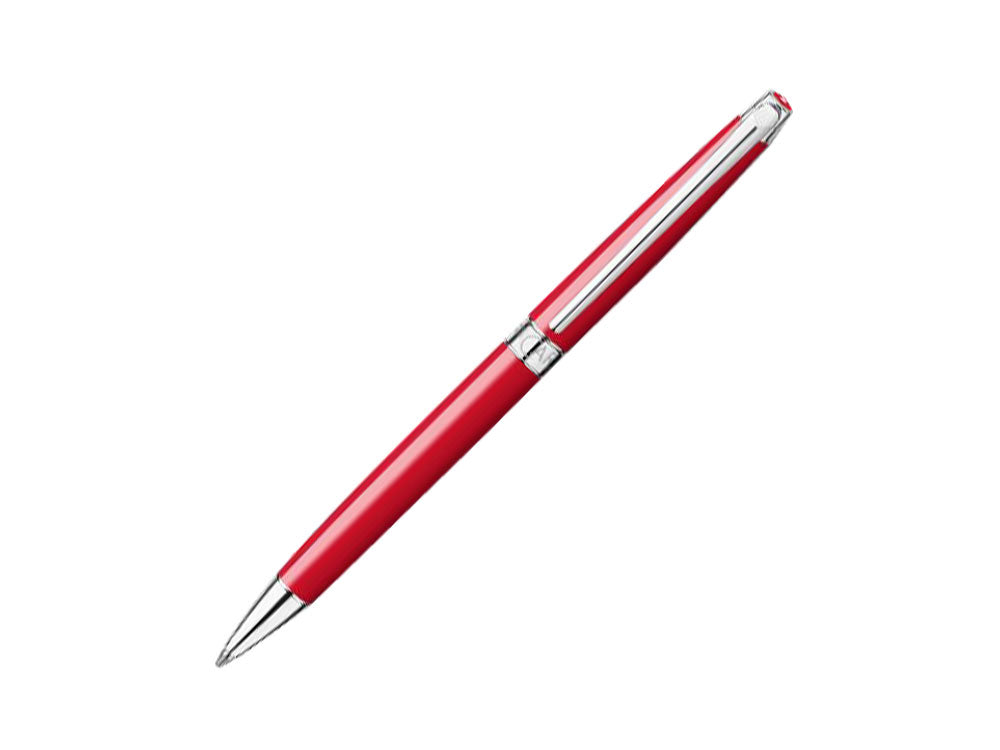 Caran d´Ache Léman Slim Scarlet Red Ballpoint pen, Lacquer, Red, 4781.770