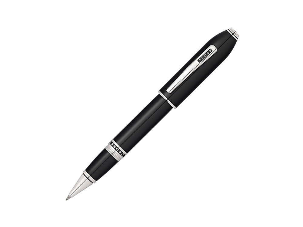 Cross Peerless 125 Rollerball pen, Lacquer, Black, Platinum trim, AT0705-1