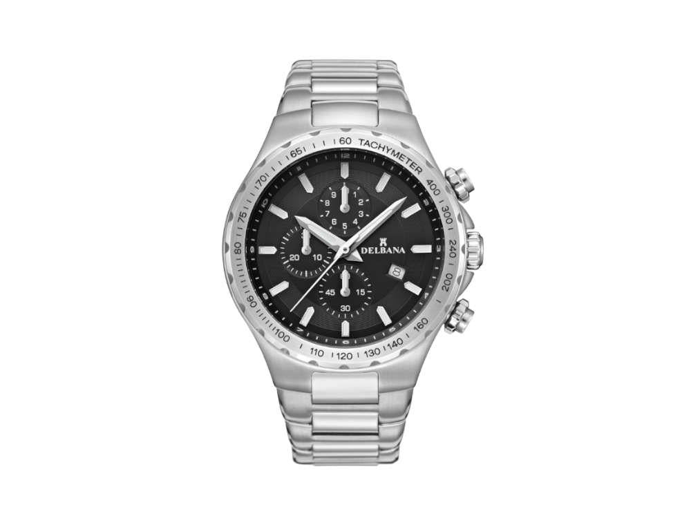 Delbana Sports Barcelona Quartz Watch, Black, 44 mm, 41702.674.6.031