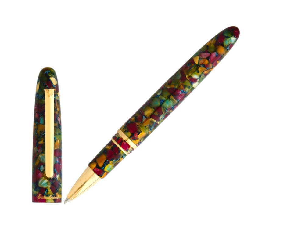 Esterbrook Estie Botanical Gardens Rollerball pen, Resin, Gold plated, EBG897