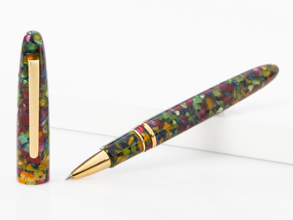 Esterbrook Estie Botanical Gardens Rollerball pen, Resin, Gold plated, EBG897