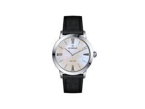 Eterna Eternity Lady Quartz watch, 32mm, White Mother of Pearl, Leather strap