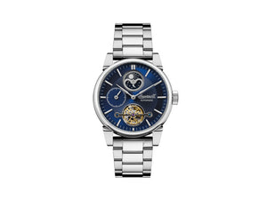 Ingersoll Swing Automatic Watch, 45 mm, Blue, Moonphase, GMT, I07501