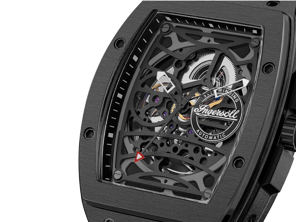 Ingersoll 1892 The Challenger Automatic Watch, 42 mm, Black, I12307