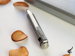 Kaweco STEEL Sport Ballpoint pen, Stainless steel, Silver, Octagonal, Mat