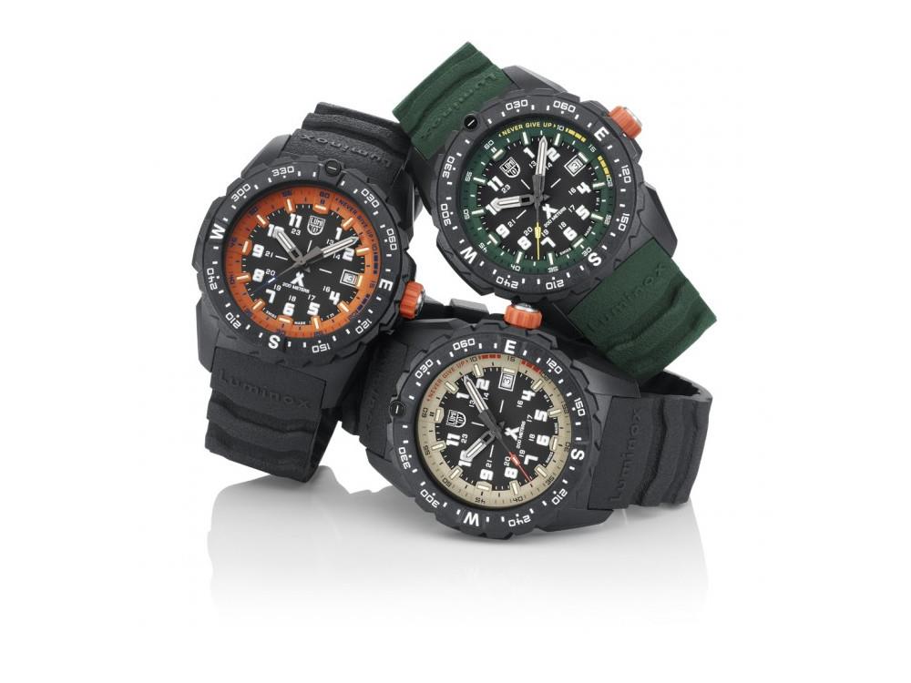 Luminox Bear Grylls Survival Quartz Watch, CARBONOX™, Black, 43 mm, XB.3731