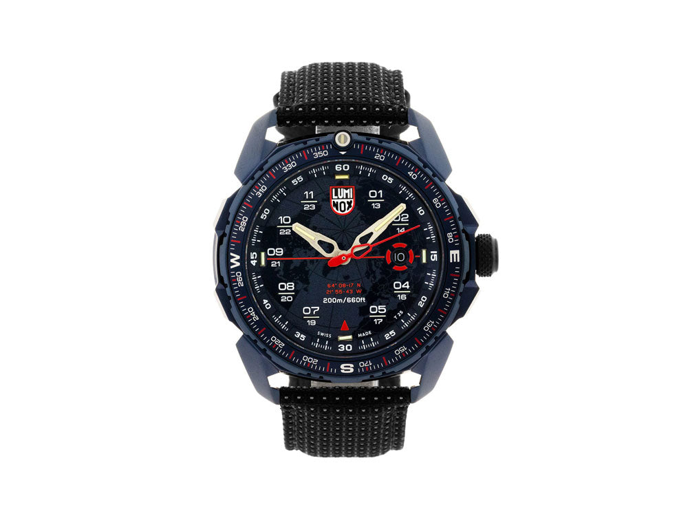 Luminox Land Ice-Sar Arctic Quartz Watch, Fabric strap, Blue, XL.1203