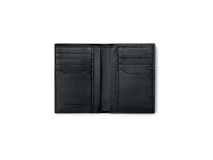 Montegrappa Signet Series Coat Wallet, Black, Leather, Jacquard, Cards, IC00WA03