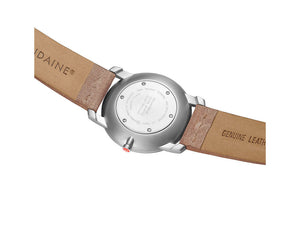 Mondaine SBB Simply Elegant Quartz Watch, White, 41mm, A638.30350.16SBG