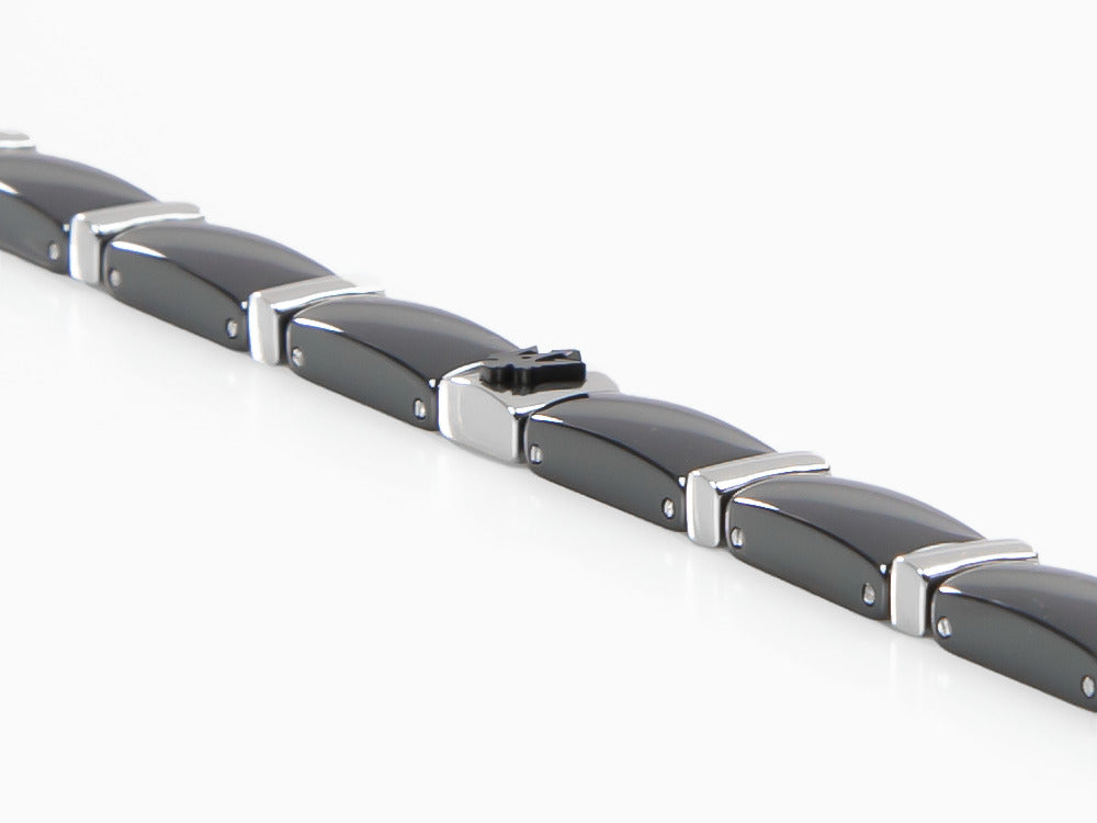 Maserati Gioielli Bracelet, Stainless steel, Black, JM221ATZ04