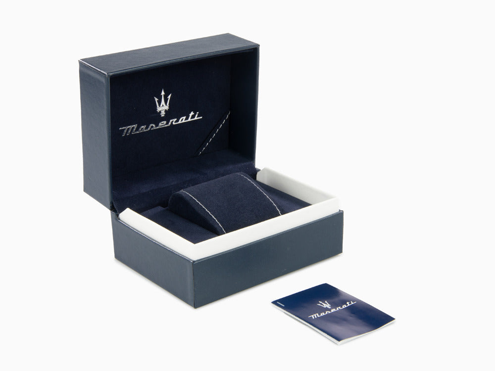 Maserati Sfida Quartz Watch, PVD Gun Metal, Blue, 44 mm, R8873640001