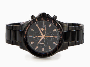 Maserati Sfida Quartz Watch, PVD, Black, 44 mm, Mineral crystal, R8873640011