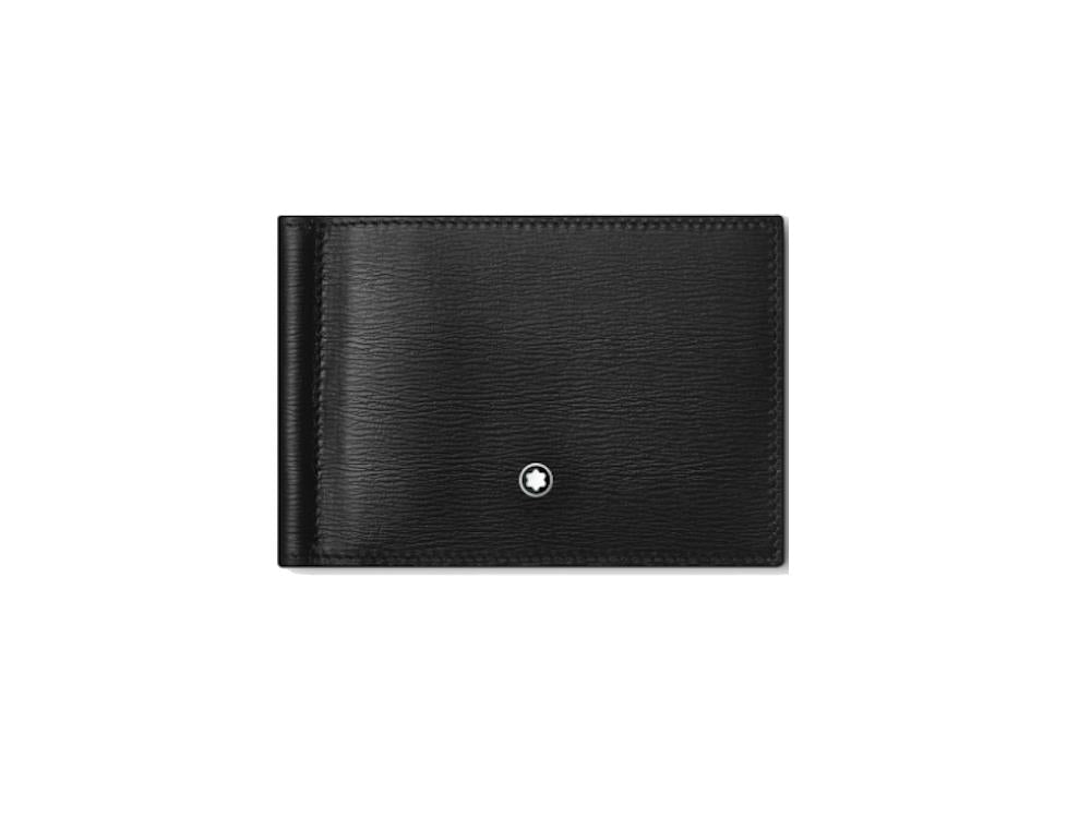 Montblanc Meisterstück 4810 Wallet, Black, Leather, Coin case, 6 Cards, 129245