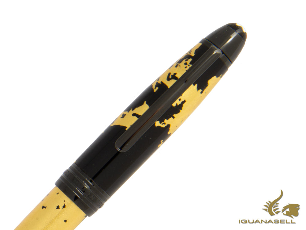 Montblanc Meisterstück Solitaire Calligraphy Fountain Pen, Gold, 119700