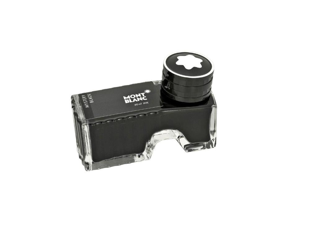 Montblanc Mystery Black Ink Bottle, Black, 60ml., Crystal, 128184