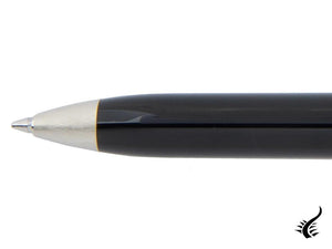 Montegrappa Zero Ballpoint pen, Black Resin, Palladium IP, ISZEIBIP