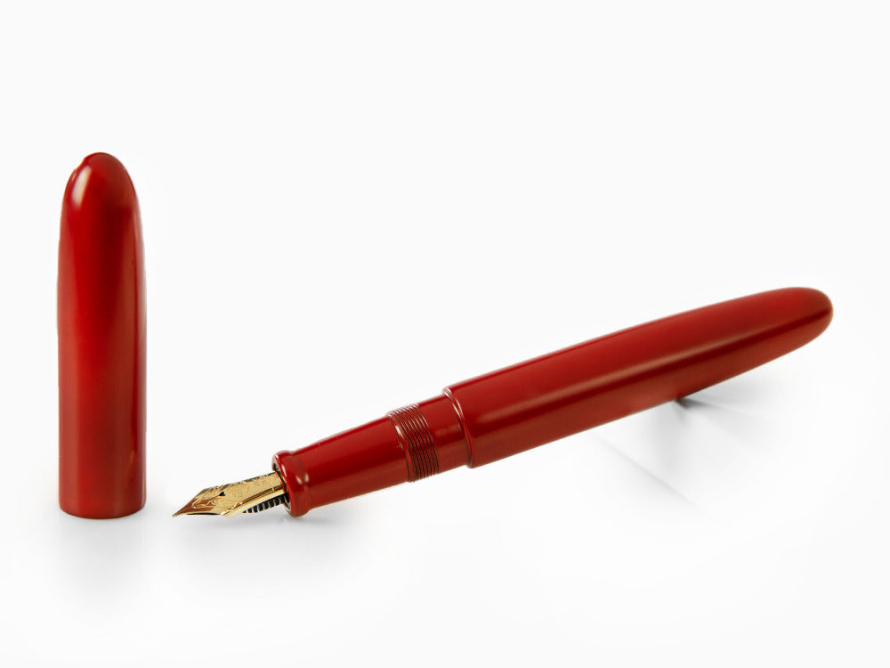 Nakaya Cigar Portable Shu-nurippanashi Fountain Pen , Ebonite, 17mm