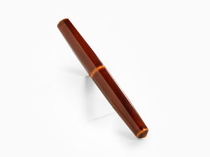 Nakaya Cigar Fountain Pen Piccolo, Toki-Tamenuri, Ebonite, Elastic Nib