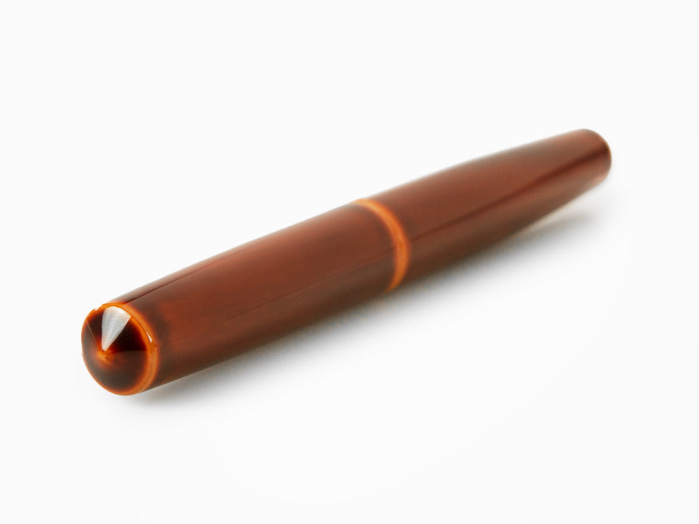 Nakaya Cigar Fountain Pen Piccolo, Toki-Tamenuri, Ebonite, Elastic Nib