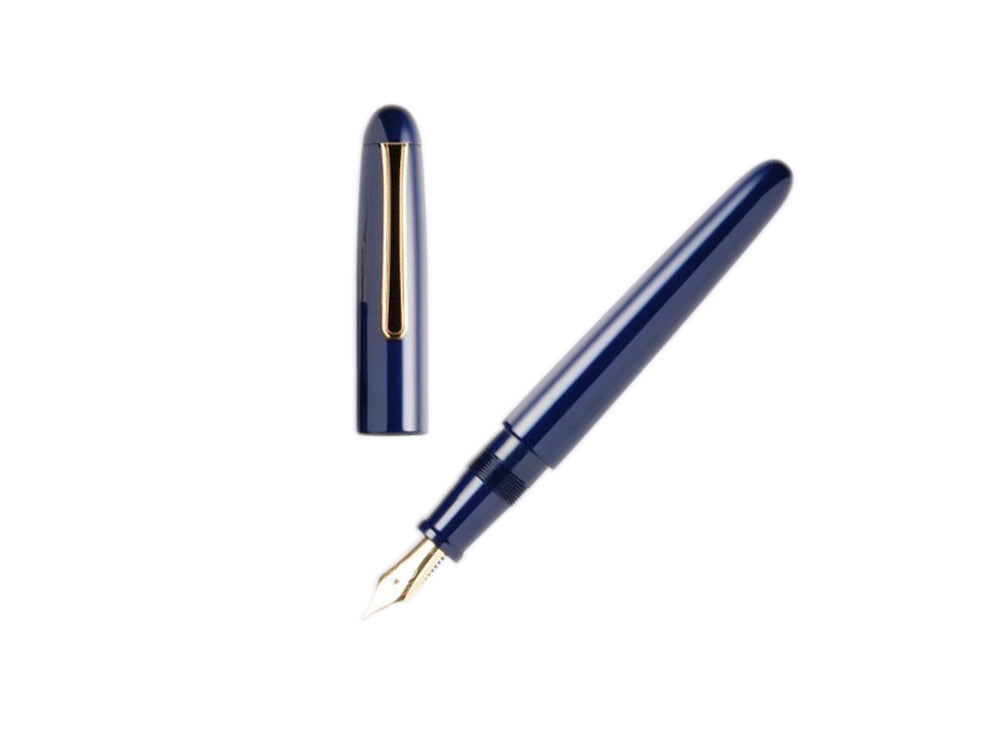 Nakaya Writer Kikyo Fountain Pen, Portable, Ebonite - Nib M