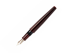 Nakaya Cigar Portable Fountain Pen, Aka-Tamenuri, Decapod, Ebonite