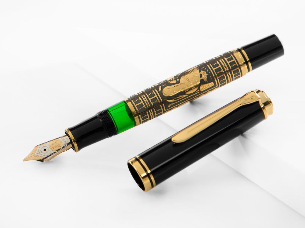 Pelikan Toledo M900 Fountain Pen, Gold, Resin, 921387