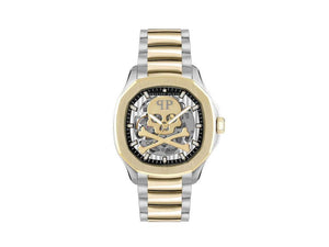 Philipp Plein 42 mm Automatic Watch, PVD Gold, Grey, 42 mm, PWRAA0323