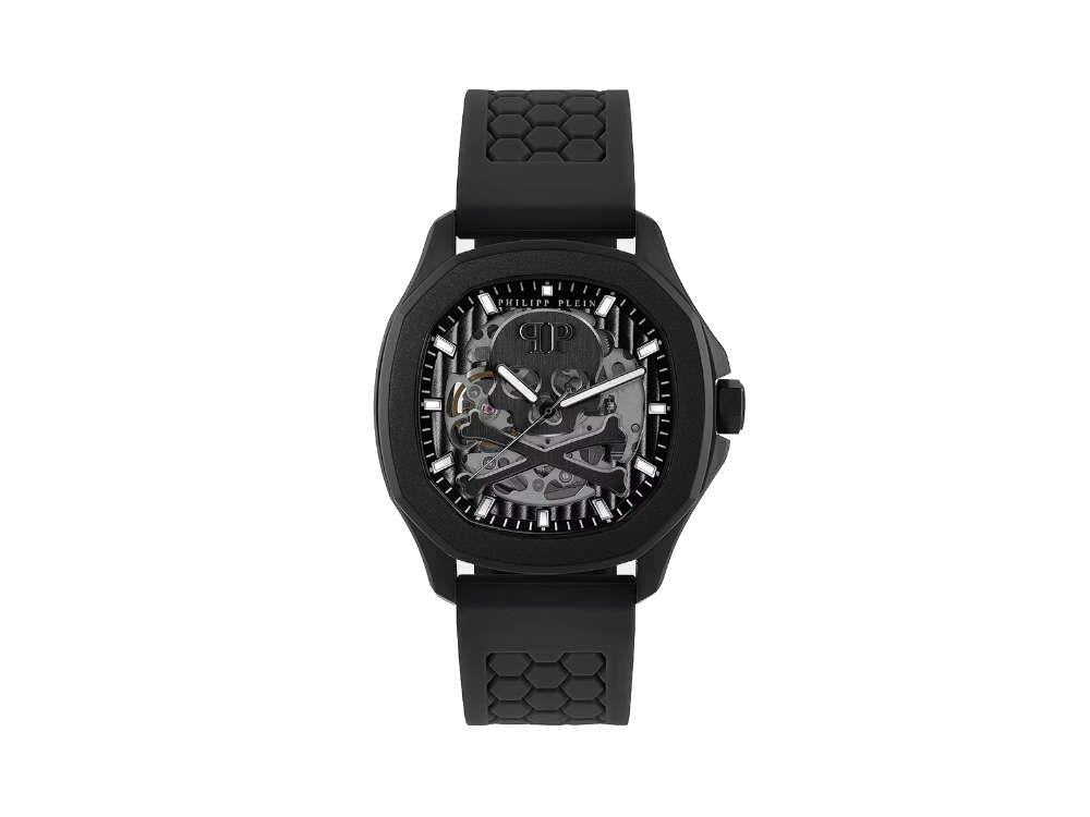 Philipp Plein 42 mm Automatic Watch, Black, Mineral crystal, PWRAA0923