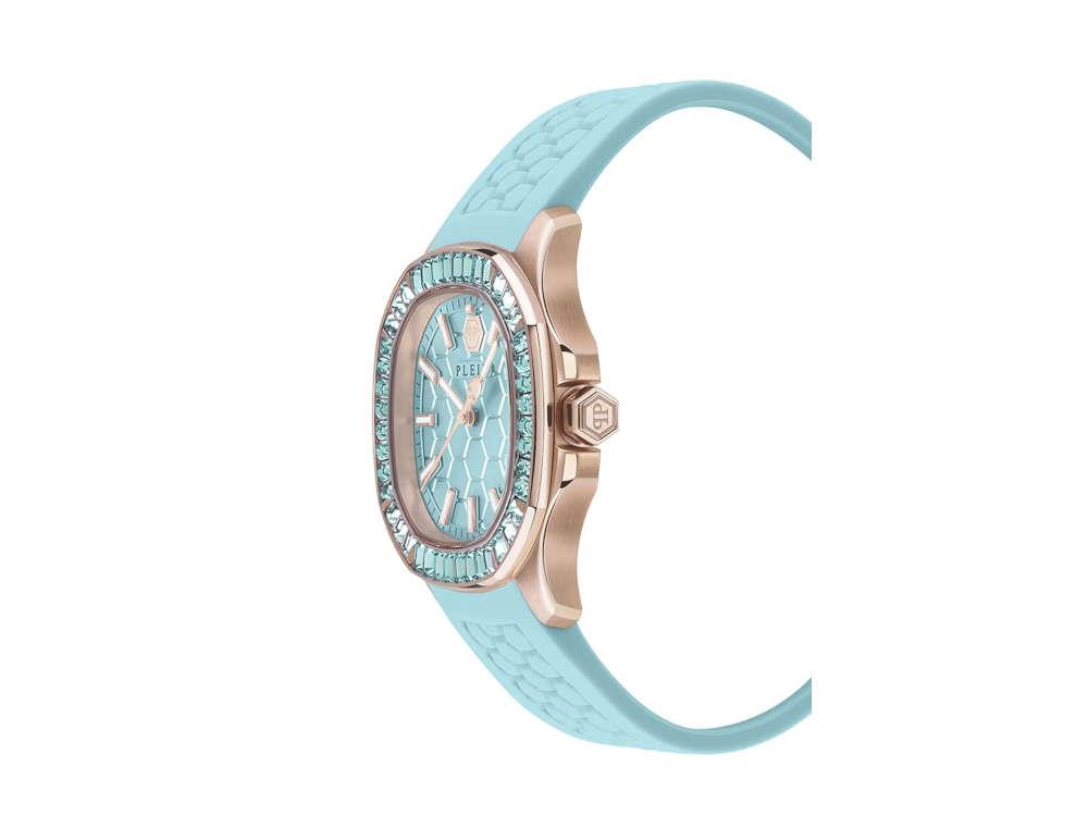 Philipp Plein Lady Quartz Watch, Turquoise, 38 mm, Mineral crystal, PWTAA0323