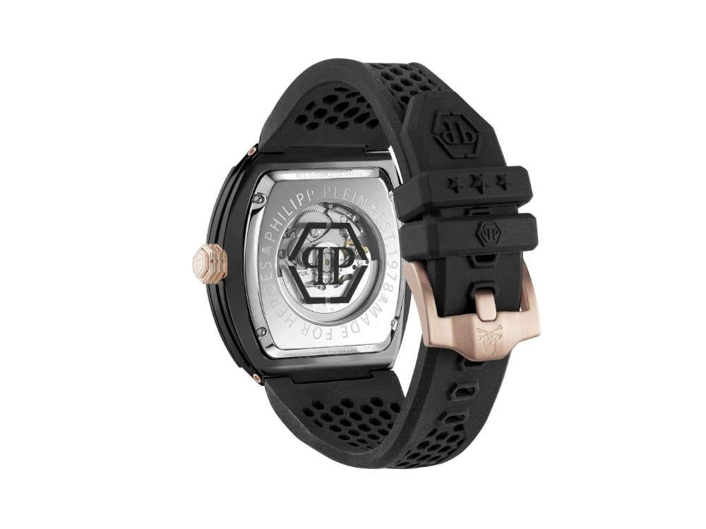 Philipp Plein The Skeleton Ecoceramic Automatic Watch, Black, 44 mm, PWVBA0523