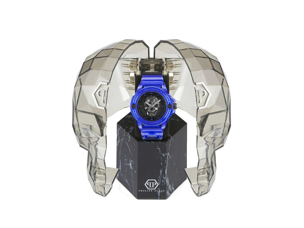 Philipp Plein The Skull Synthetic Quartz Watch, Black, 44 mm, PWWAA0323